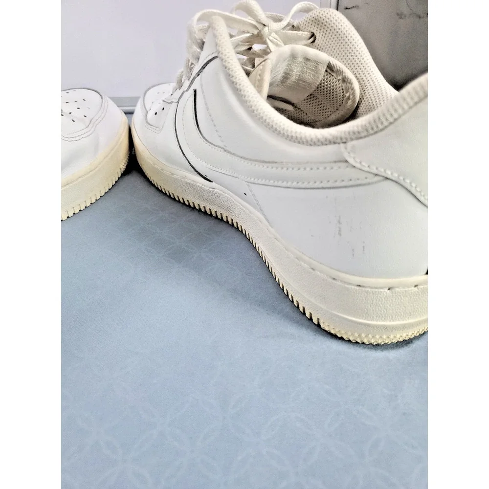 Nike Air Force 1 07 Low Triple White Men's Size 10 Casual Sneakers AF1 315122-11